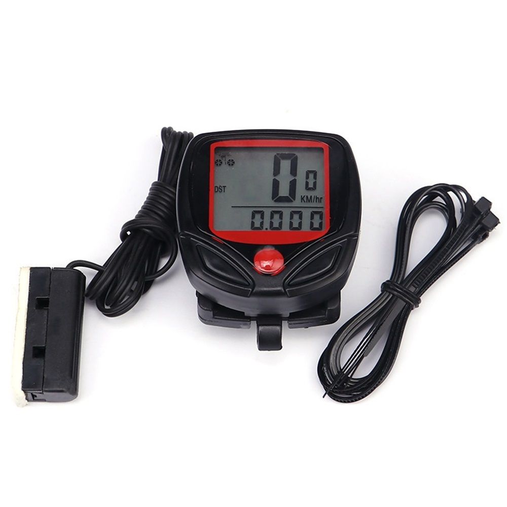 Bicycle Speedometer Odometer Wireless Cycling Computers Waterproof Cycle Bike Computer with LCD Display & V1192-AZ-W-0009