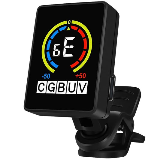 Professional Clip-On Tuner for Guitar, Bass, Ukulele, Violin, Mandolin, Banjo & All Instruments, Fast & V1192-AZ-W-0024