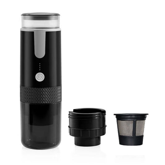 Portable Coffee Machine Ground Coffee Handheld Coffee Maker Manually Operated for Camping Hiking, Driving, V1192-AZ-W-0026