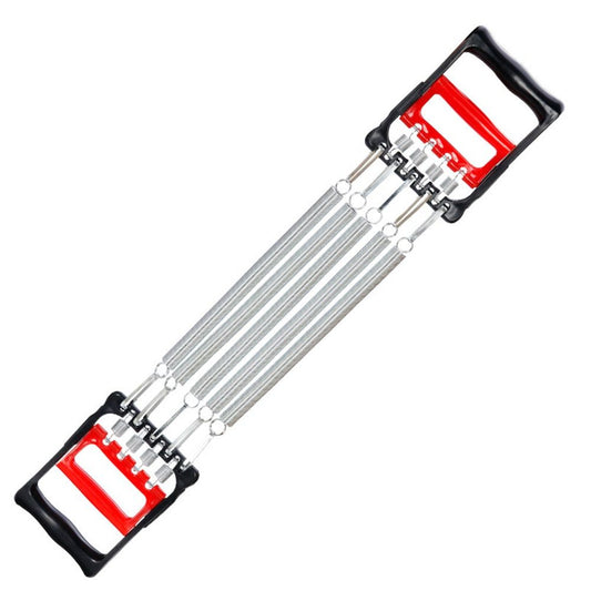 Chest Arm Expander, Adjustable Exercise Springs Resistance Bands for Men, Home Fitness Equipment with 5 Metal V1192-AZ-W-0032
