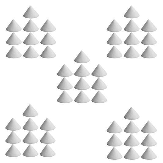 50 Pieces Pottery Kiln Nails Ceramic Refractory Support Nails High Temperature Cone Support Nails Reusable V1192-AZ-W-0039