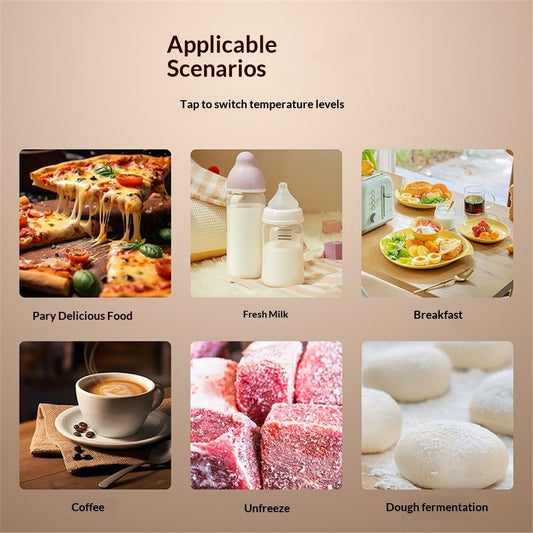 Warming Mat for Food - Electric Silicone Food Warming Tray for Buffet, Rollable Food Warmer Mat for V1192-AZ-W-0048