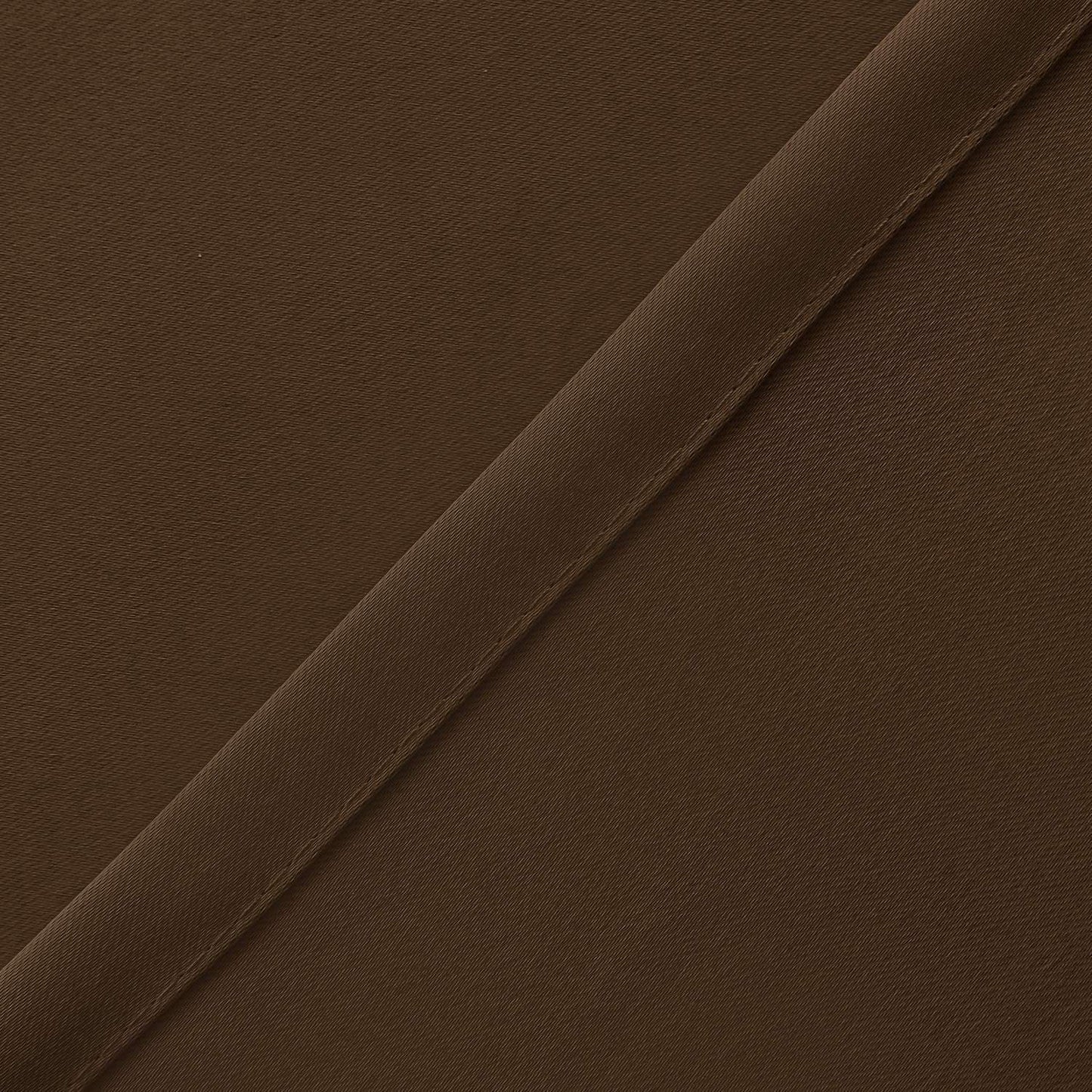 Valance Curtains Blackout Solid Rod Pocket Valances for Living Room and Bedroom, 45*145cm Brown, 1 Panel V1192-AZ-W-0052