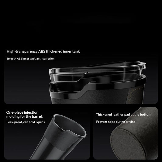 Leakproof Car Trash Can,Mini Car Trash Bin for SUV and Truck,Small Removable Liner Cars Garbage V1192-AZ-W-0055