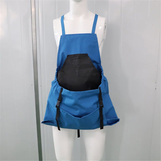 Berry&Bird Harvest Apron, Canvas Gardening Apron with Pockets and Harvesting Pouch Waterproof Harvesting V1192-AZ-W-0065