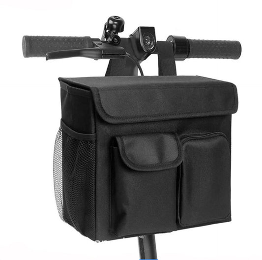 Electric Scooter Bag Wheelchair Bag, Scooter Storage Bag with 14-Inch Laptop Pocket and Cup Holders, Durable V1192-AZ-W-0070