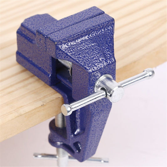Mini Table Clamp,Small Bench Vice, Upgraded cast steel manufacturing Jewelers Hobby Clamps Craft Repair Tool V1192-AZ-W-0078