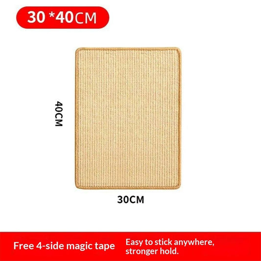 3 Packs Cat Scratching Mat, 15.7 x 11.8 Inch Natural Sisal Cat Scratch Pad Mats for Indoor Cats, Horizontal V1192-AZ-W-0093