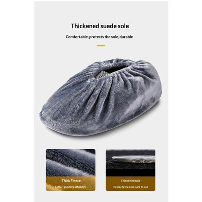 Shoe Covers, 5 Pairs Reusable Non Slip Shoe Protector Covers Washable Soft Shoe Cover for Household Office, V1192-AZ-W-0097