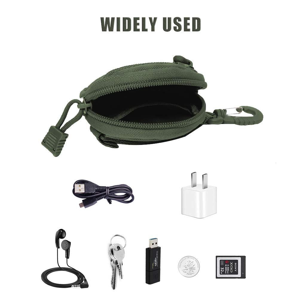 3 pack Small Pouch Accessories, Upgraded Pouches Gear, Bag Case as Coin Purse Keychain, Case Wallet, Wireless V1192-AZ-W-0101