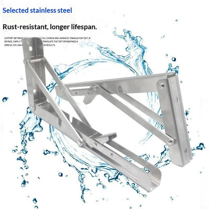 Folding Shelf Brackets Hinges 2 Pcs,Drop Leaf Hinges,Wall Drop Leaf Table Hinge,90 Degree Self-Locking V1192-AZ-W-0105
