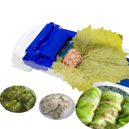 2 pack Stuffed Vine Leaf Rolling Grape & Cabbage Leaves Roller Machine, for Stuffed Food with Meat, Ideal for V1192-AZ-W-0108