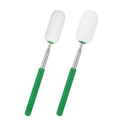 2 pack Telescoping Sponge Pottery, Retractable Clay Tool Sponges on Stick Extend up to 27.9in Telescoping V1192-AZ-W-0109