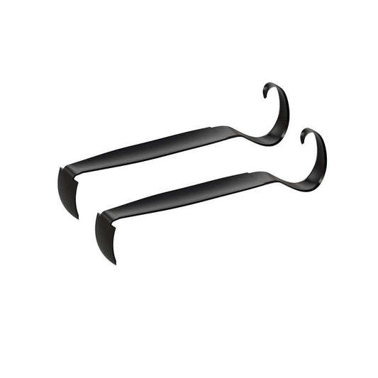 2 pack Stainless Steel Pottery Trimming Tools for Clay and Ceramic Trim, Pottery Double Ended Trim Tools and V1192-AZ-W-0111