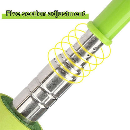 2 pack Shoe Horn Retractable Stainless Steel Long-Handle Foldable Shoe Puller for Seniors Extended Travel V1192-AZ-W-0112