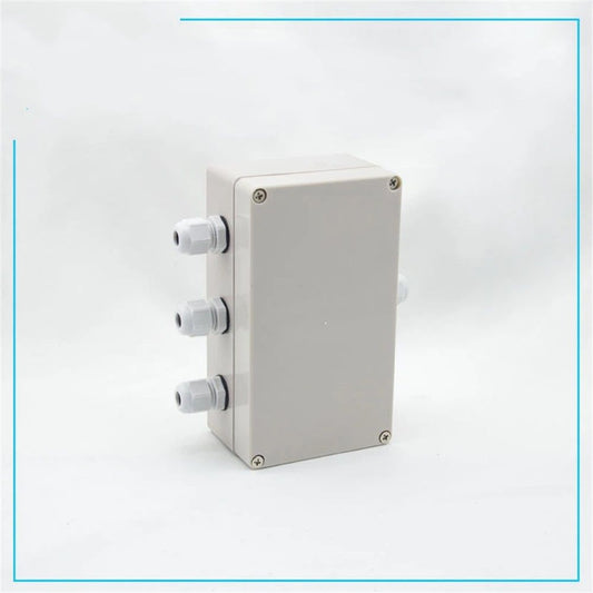 2 pack 1 in to 3 Out Electrical Junction Box w Terminal Connector Gland 158 x 90 x 60mm Waterproof Plastic V1192-AZ-W-0114
