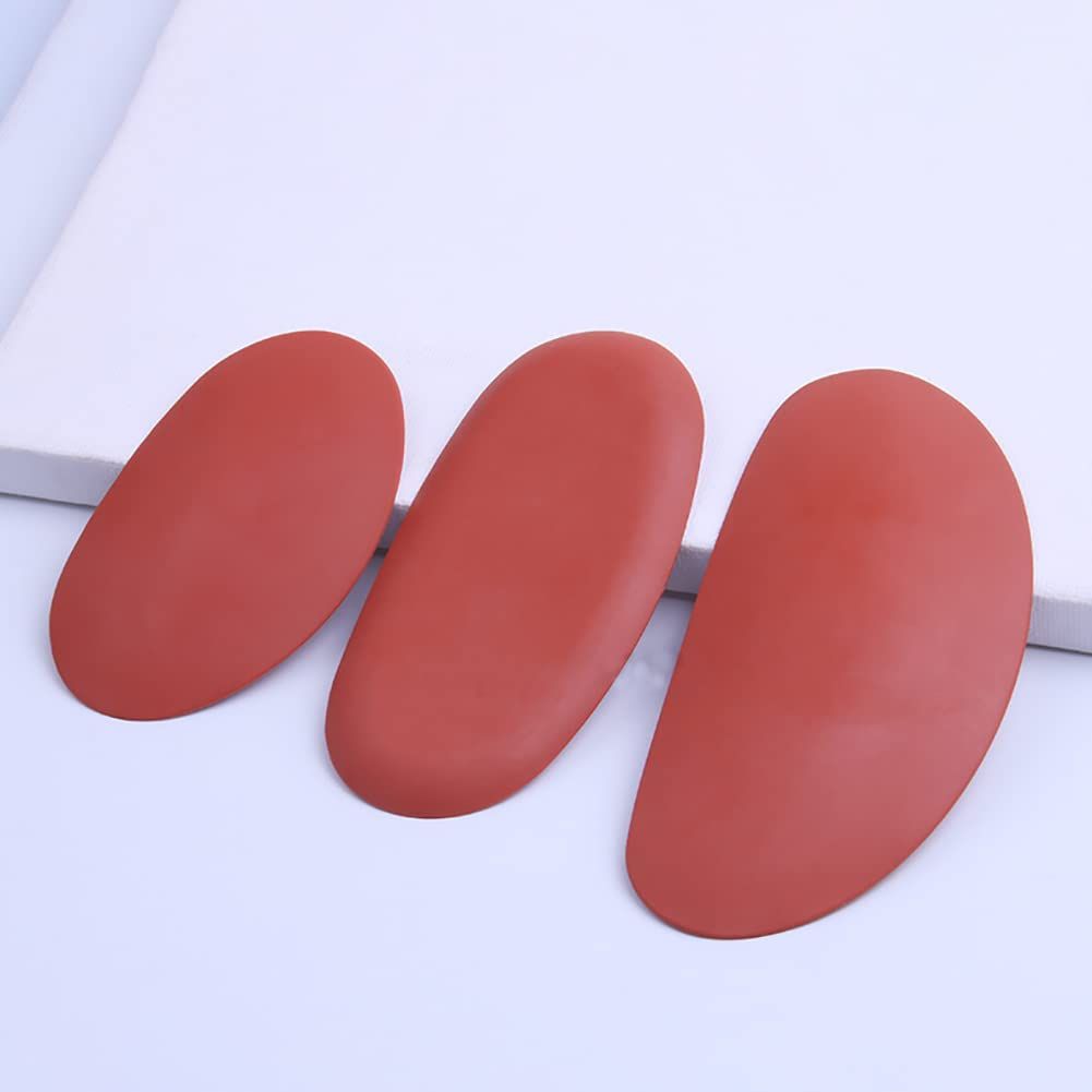 2 set Pottery Clay Ribs Soft Rubber Pottery Rib Crafting Tools Clay Sculpture Tools- 3 different sizes(A V1192-AZ-W-0121