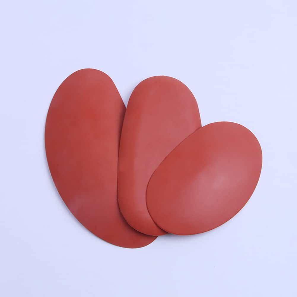 2 set Pottery Clay Ribs Soft Rubber Pottery Rib Crafting Tools Clay Sculpture Tools- 3 different sizes(A V1192-AZ-W-0121