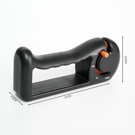 Orange 4-Stage Knife Sharpener & Serrated Knife Sharpener- Repairs, Sharpens & Polishes Blades with Ergonomic V1192-AZ-W-0125