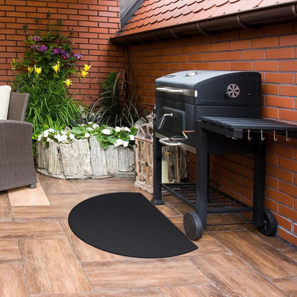 Fireproof Fireplace Hearth Mat Oil-Proof Waterproof BBQ Protector for Decks and Patios, Hearth Rug Protects V1192-AZ-W-0128
