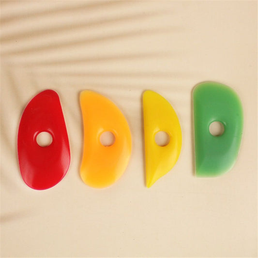 21 Pcs Soft Ribs for Pottery Clay Silicone Rib Ceramics Tools Pottery Rubber Clay Ceramic Ribs for DIY V1192-AZ-W-0134
