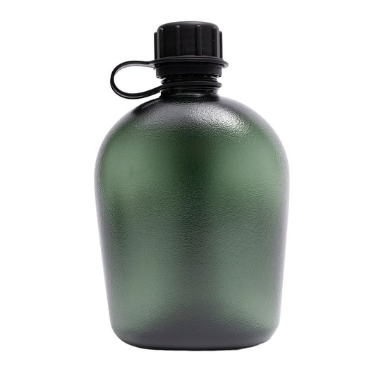 Canteen Water Bottle - 1 LWater Canteen Water Bottle for Hiking Camping Survival (Bottle & Cover Olive) V1192-AZ-W-0139