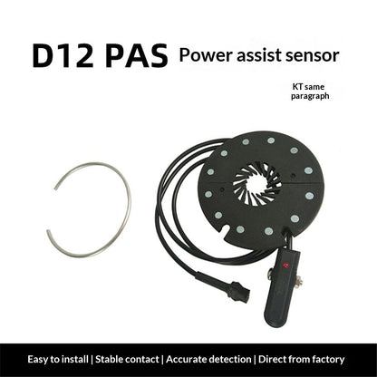 KT D12 Bike Magnets Pedal Assist Sensor Ebike Easy Crank Installation PAS Sensor(Waterproof line) V1192-AZ-W-0144
