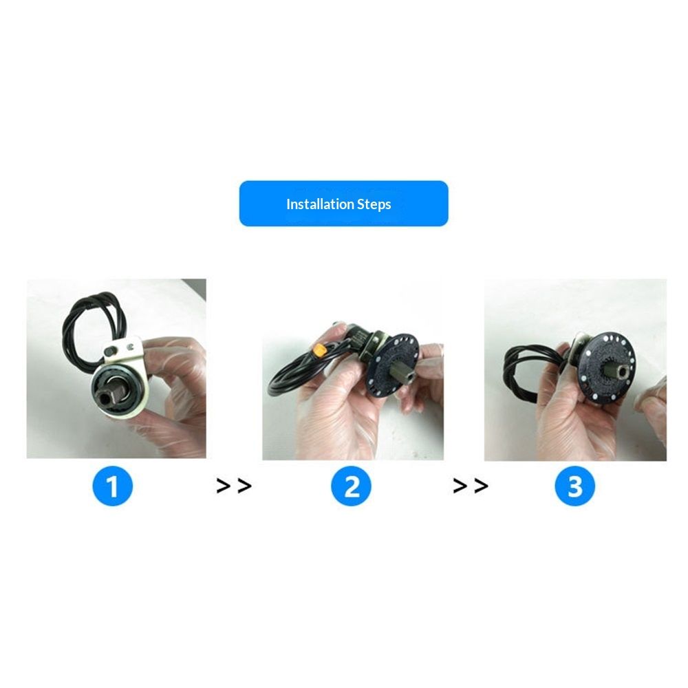 KT D12 Bike Magnets Pedal Assist Sensor Ebike Easy Crank Installation PAS Sensor(Waterproof line) V1192-AZ-W-0144