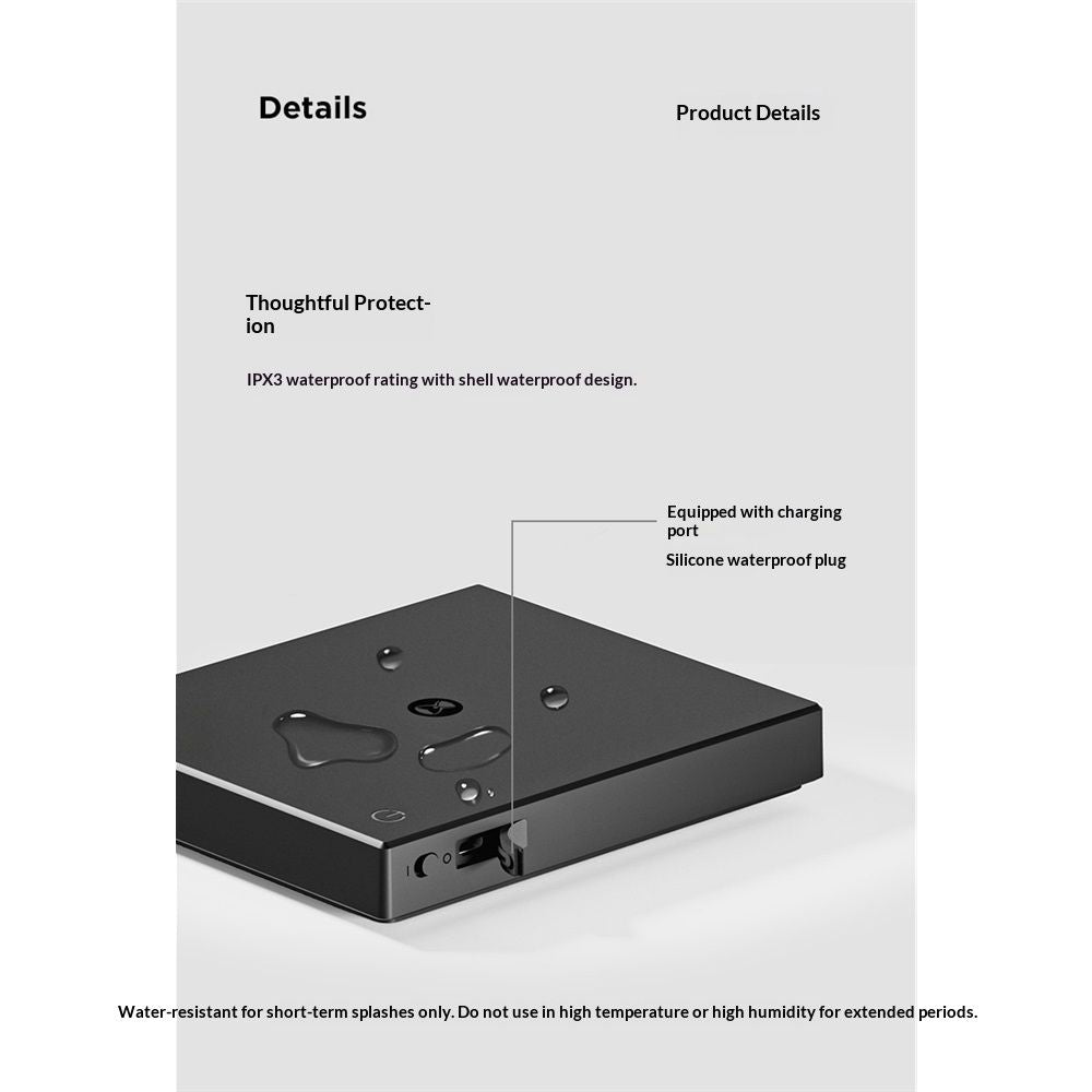 Coffee Scale Electronic Espresso Scale with Water Flow Rate and Timer Function, Free Switching of Ounce/kg V1192-AZ-W-0148