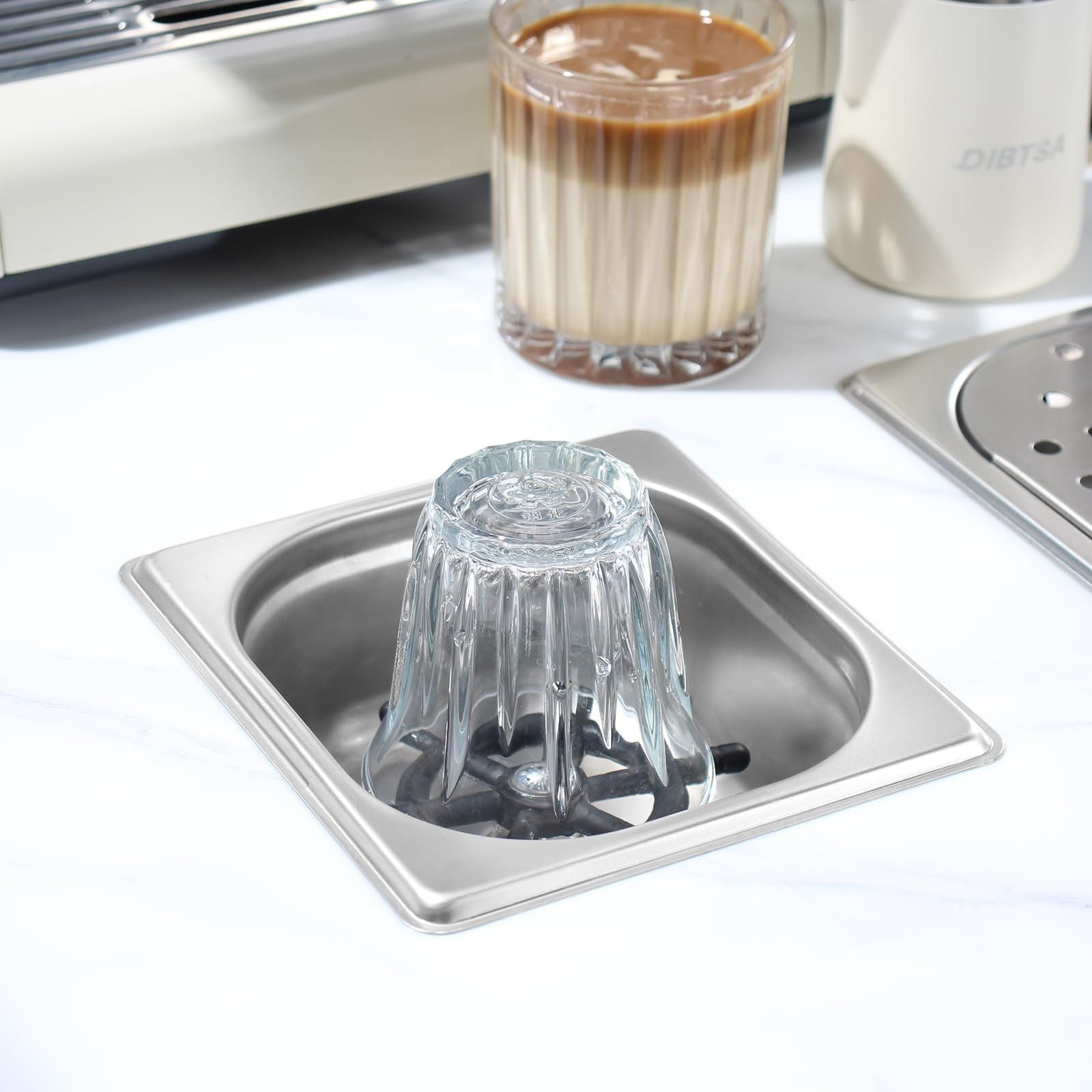 Automatic Glass Cup Washer , 304 Stainless Steel Coffee Milk Tea Cup Cleaner, for Home Kitchen Hotel Bar V1192-AZ-W-0153