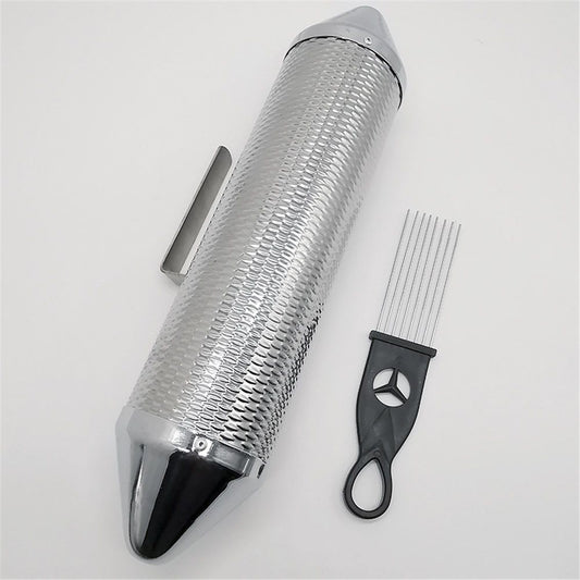 Metal 12"x 4" Stainless Steel with Scraper Latin Percussion Instrument,Latin Percussion Instrument, V1192-AZ-W-0158