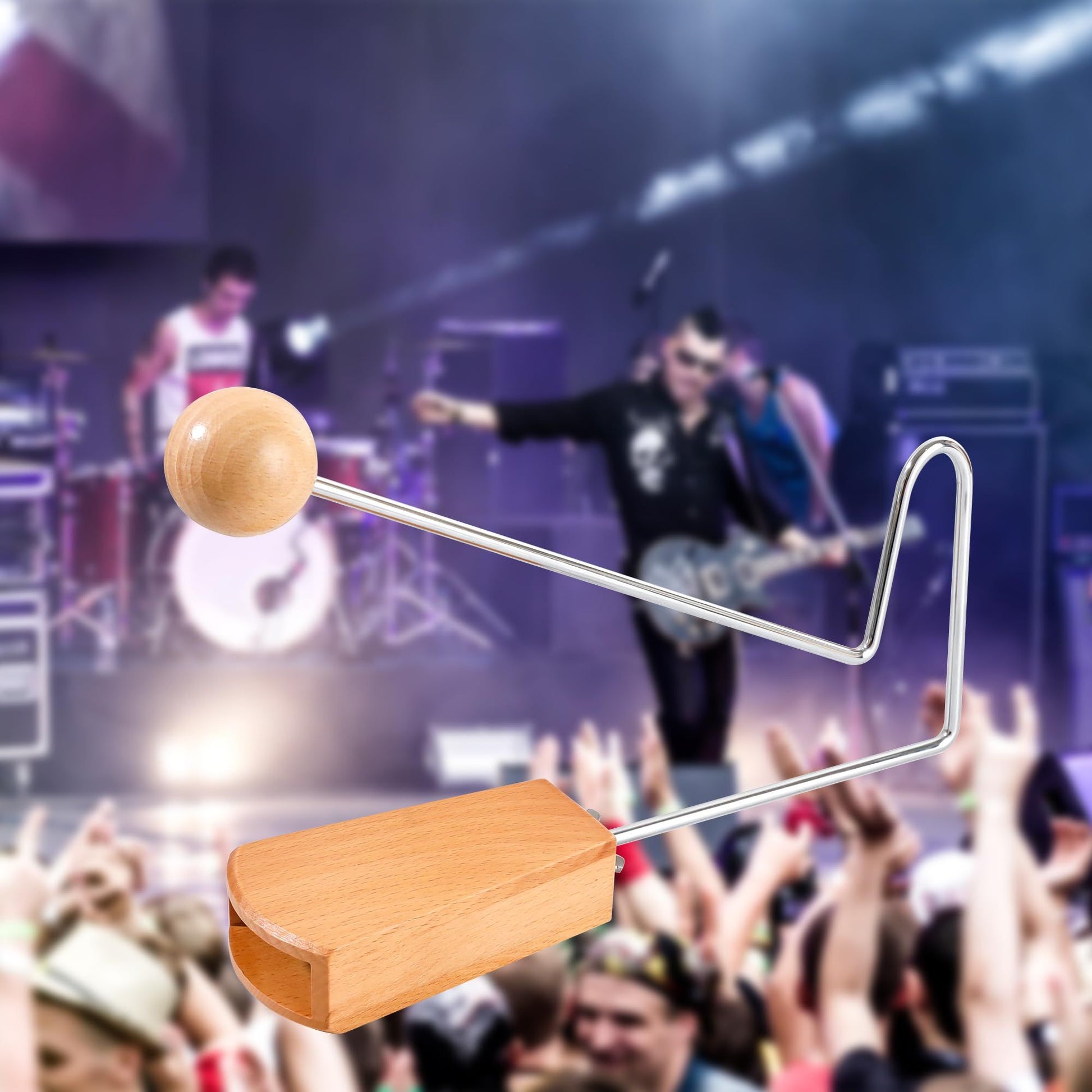 Percussion Instrument, Latin Hand Percussion Instrument, Easy to Use Handheld Rattling Sound Effect for V1192-AZ-W-0161