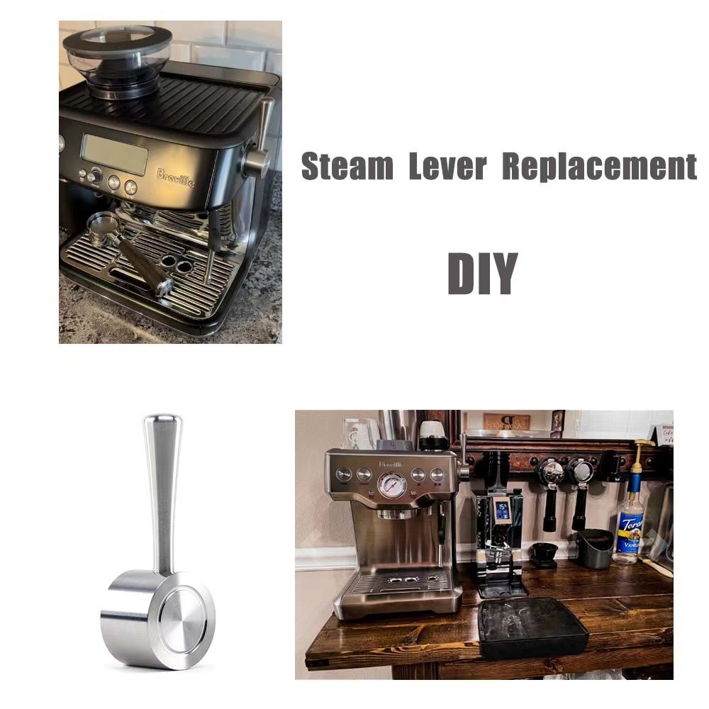 Coffee Products Replacement Steam Lever Espresso Machines | Ergonomic Stainless Steel Design | Compatible V1192-AZ-W-0162