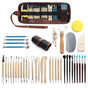 Clay Tools 40PCS Pottery Tools Clay Sculpting Tools Polymer Clay Tools Kit Ceramic Tools for DIY Handcraft V1192-AZ-W-0166