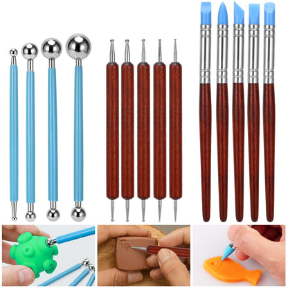 43pcs Pottery Tools, Clay Tools, Sculpting Tools, Pottery Kit, Air Dry Clay Tools, Pottery Clay Kit for V1192-AZ-W-0167