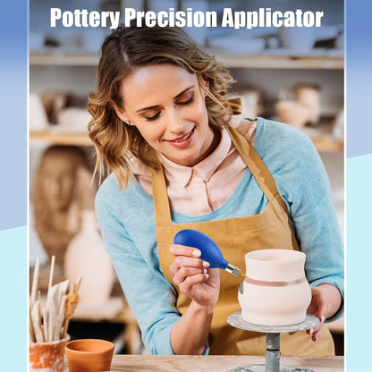108 Pcs Pottery Tools Supplies Ceramic Precision Applicator, Precision Tips Applicator for Ceramic Bottles V1192-AZ-W-0169