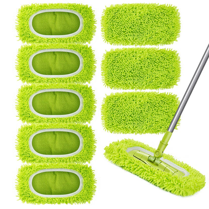 Reusable Dry Sweeping Cloths Microfiber Wet Mop Pads Compatible Mop Replacement Sweeping Mopping pad Refills V1192-AZ-W-0175