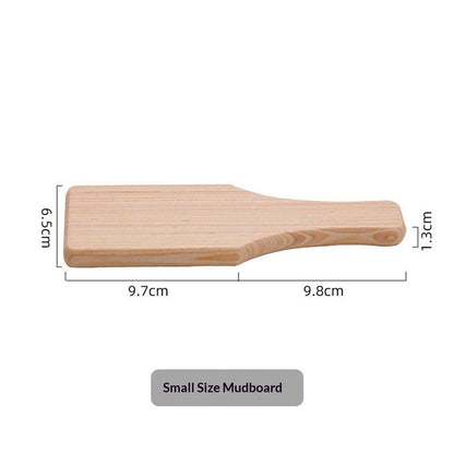 2X Wooden Clay Paddles Pottery Tool for Handmade Kitchen Clay Pottery Ceramic Wooden Pottery Tools for V1192-AZ-W-0176