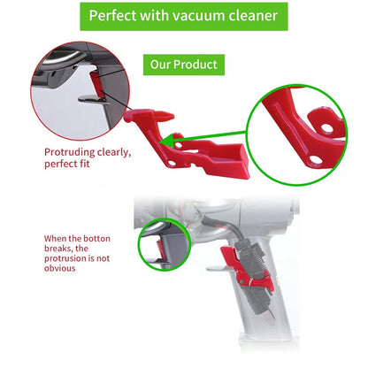 2PCS Upgraded Red Trigger Switch Button Compatible Cleaner Power Switch Button Replacement Parts with Repair V1192-AZ-W-0182