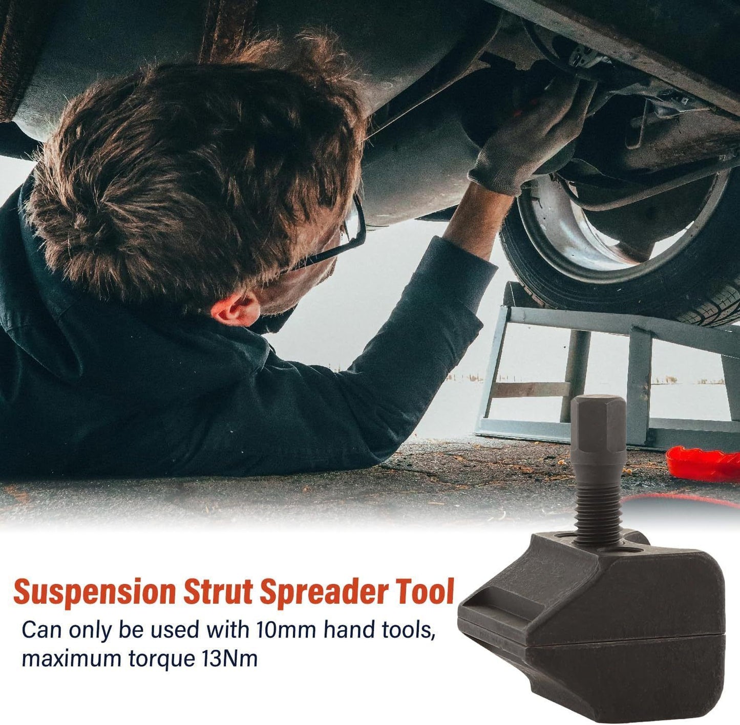 Suspension Strut Spreader Tool - Lower Control Arm Prying Tool & Strut Tool for Precision Automotive Work V1192-AZ-W-0187