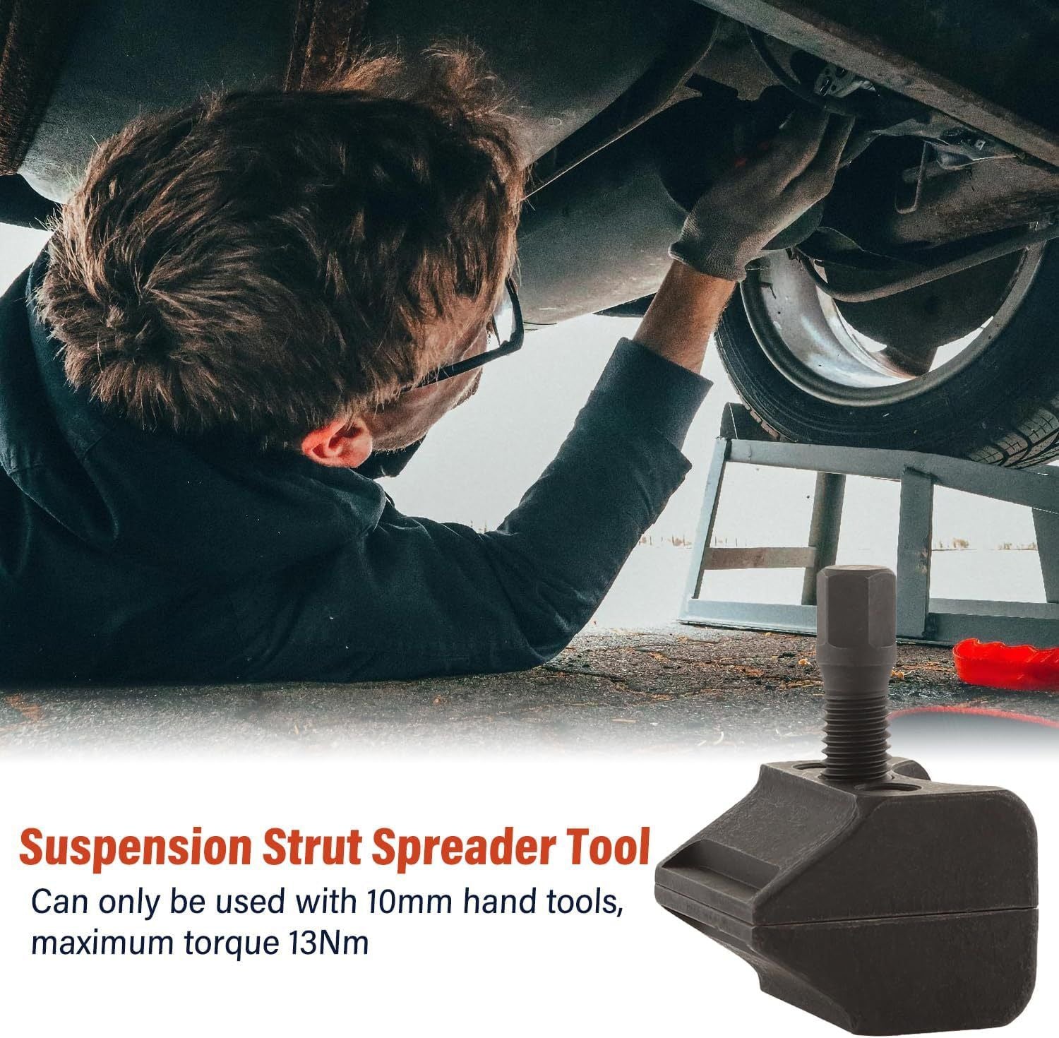 Suspension Strut Spreader Tool - Lower Control Arm Prying Tool & Strut Tool for Precision Automotive Work V1192-AZ-W-0187