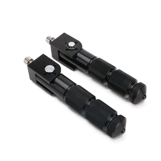 Black CNC Folding Motorcycle Bicycle Foot Pegs Rear Footrest Peg Footpeg For Mini Bike Parts Motorcycle Pegs V1192-AZ-W-0188