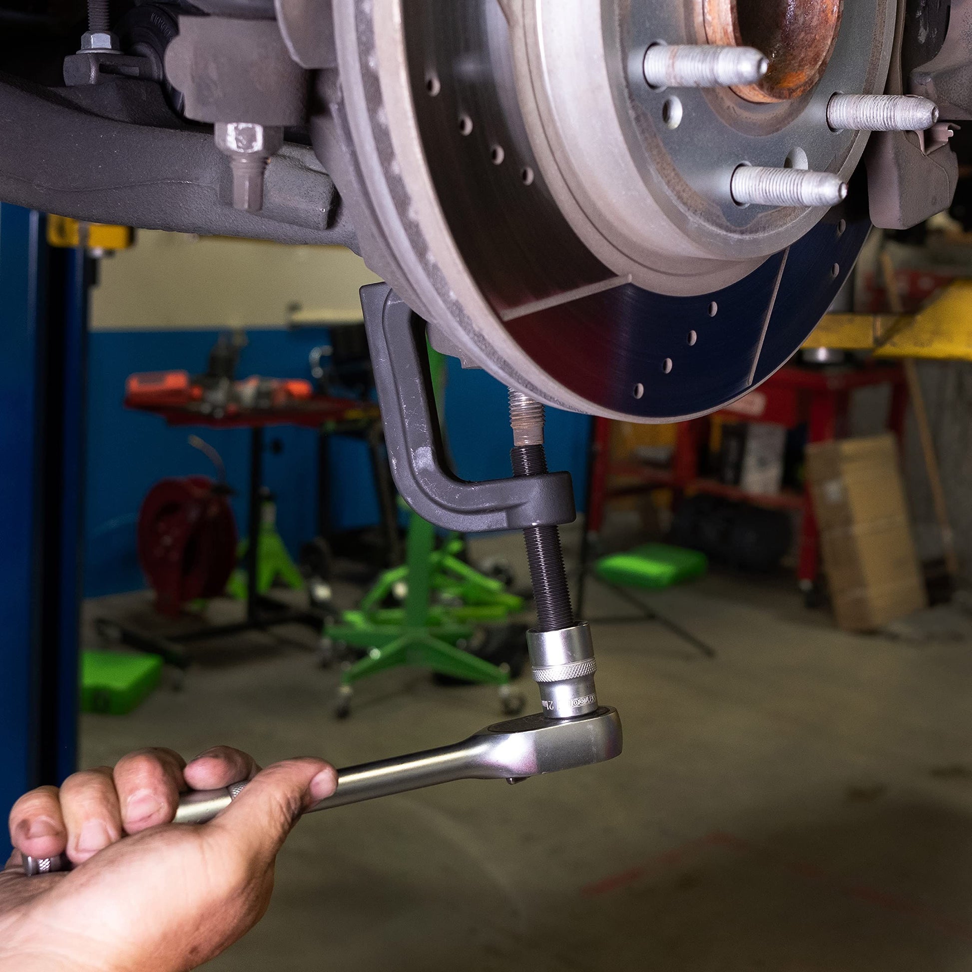 Ball Joint Separator, Adjustable Ball Joint Separator Tool, 2-3/8" Max Opening Range, Ball Joint Removal Tool V1192-AZ-W-0190