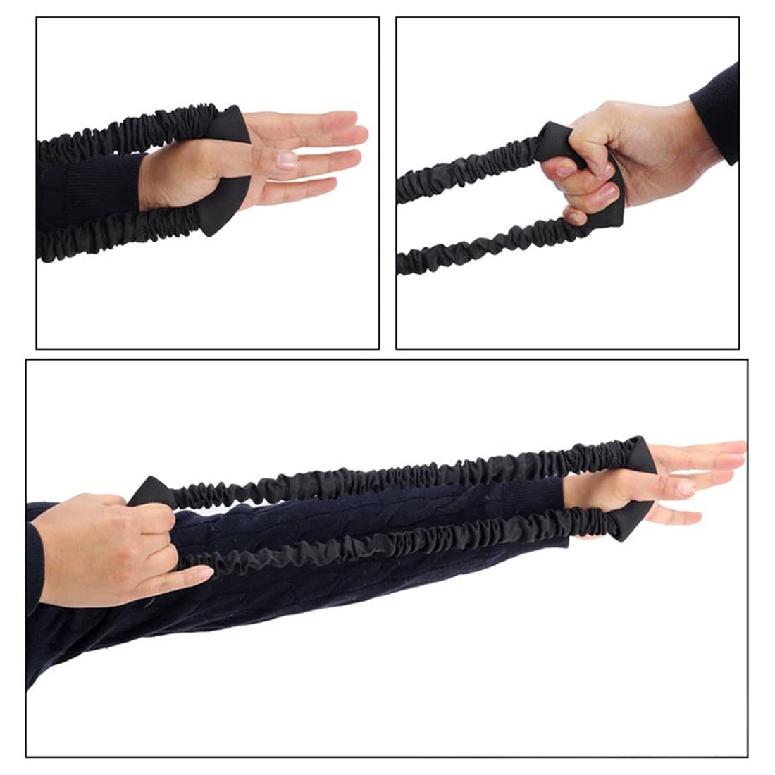 Archery Bow Trainer Rubber Stretch Bands 25-45 Lbs Draw Strength Training Device Aids Release Trainer V1192-AZ-W-0207