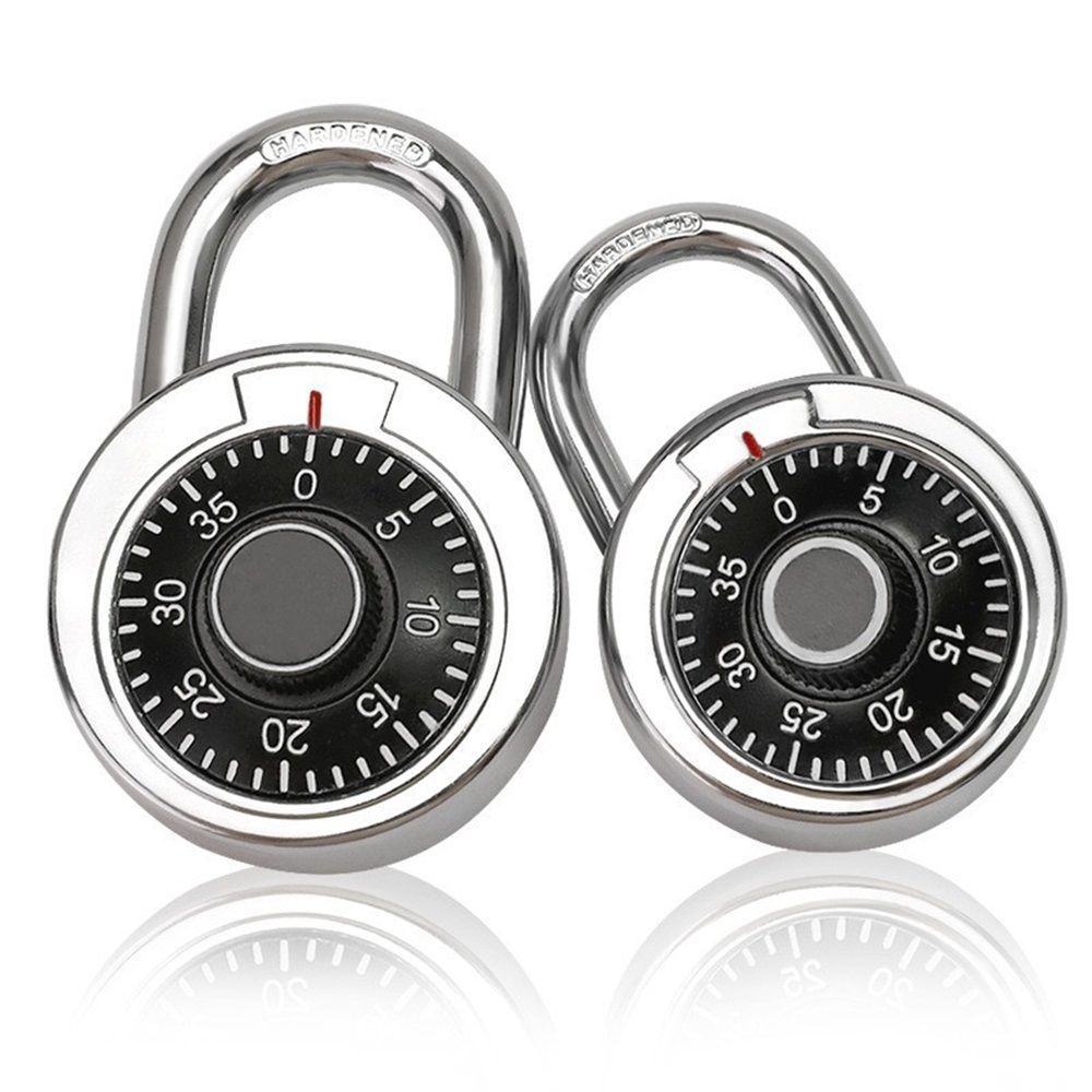Master Lock Black Gym Locker Lock Combination Padlock, Indoor Combo Lock with Preset 3-Digit Code for V1192-AZ-W-0212