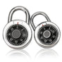 Master Lock Black Gym Locker Lock Combination Padlock, Indoor Combo Lock with Preset 3-Digit Code for V1192-AZ-W-0212