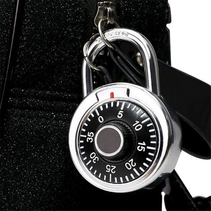 Master Lock Black Gym Locker Lock Combination Padlock, Indoor Combo Lock with Preset 3-Digit Code for V1192-AZ-W-0212