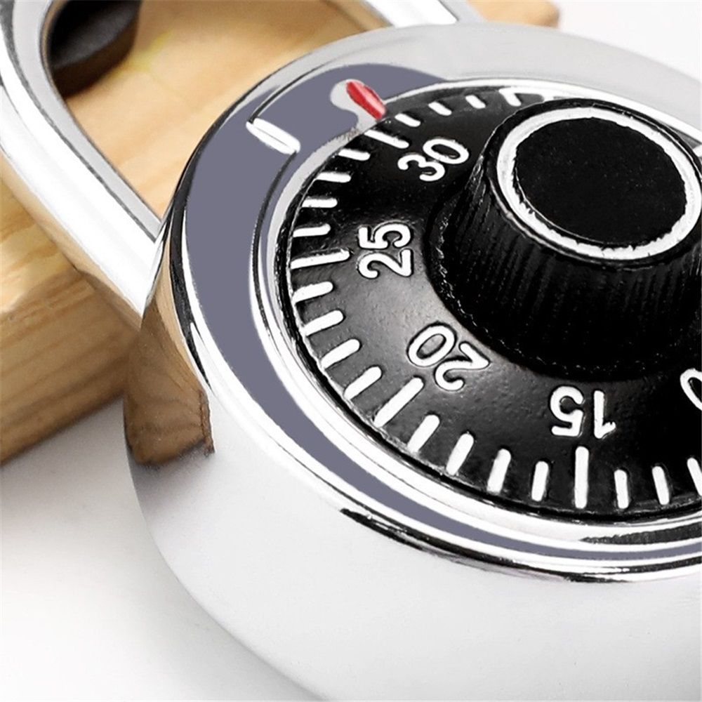 Master Lock Black Gym Locker Lock Combination Padlock, Indoor Combo Lock with Preset 3-Digit Code for V1192-AZ-W-0212
