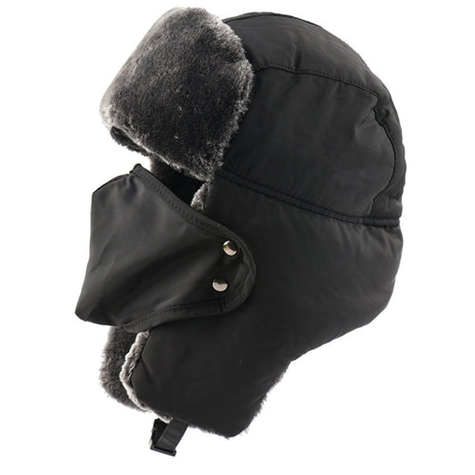 Winter Hats for Women Men Trapper Hat with Ear Flaps Warm Fur Fuzzy Hats for Cold Weather Trapper Hat Ear V1192-AZ-W-0213