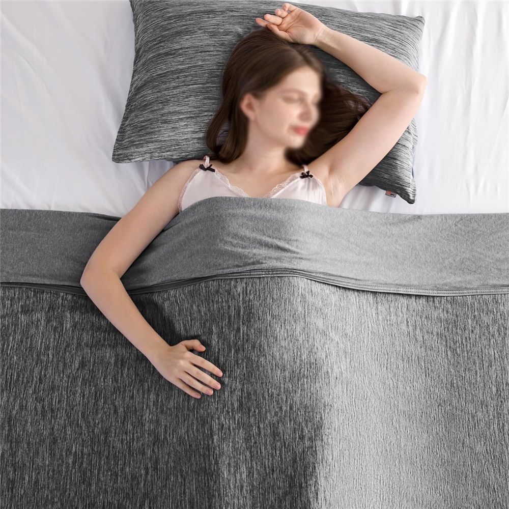 Cooling Blankets for Hot Sleepers - Summer Blanket Thin Lightweight Breathable Soft Double Side Enhanced V1192-AZ-W-0214